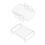 Grille de cuisson à double couche 410g 20x13x7cm argent 1