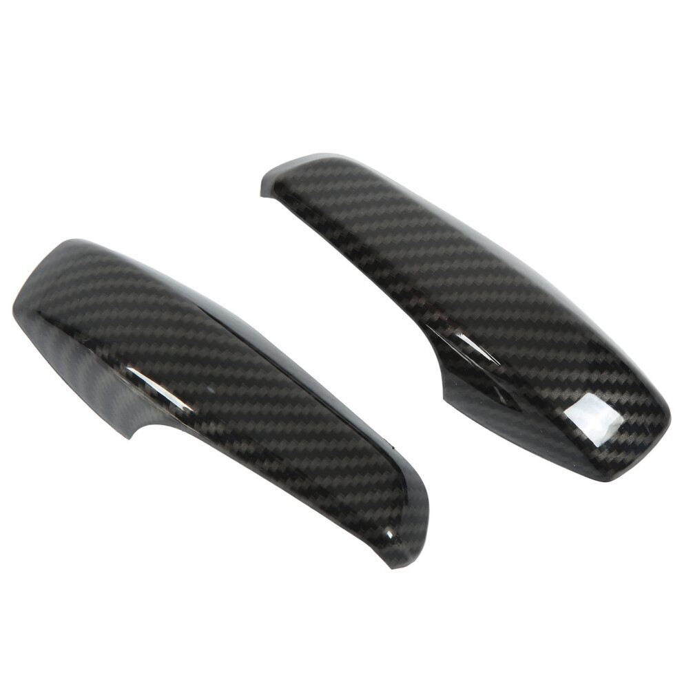 2Pcs Inner Door Handle Trim Cover Carbon Fiber 9121376243509