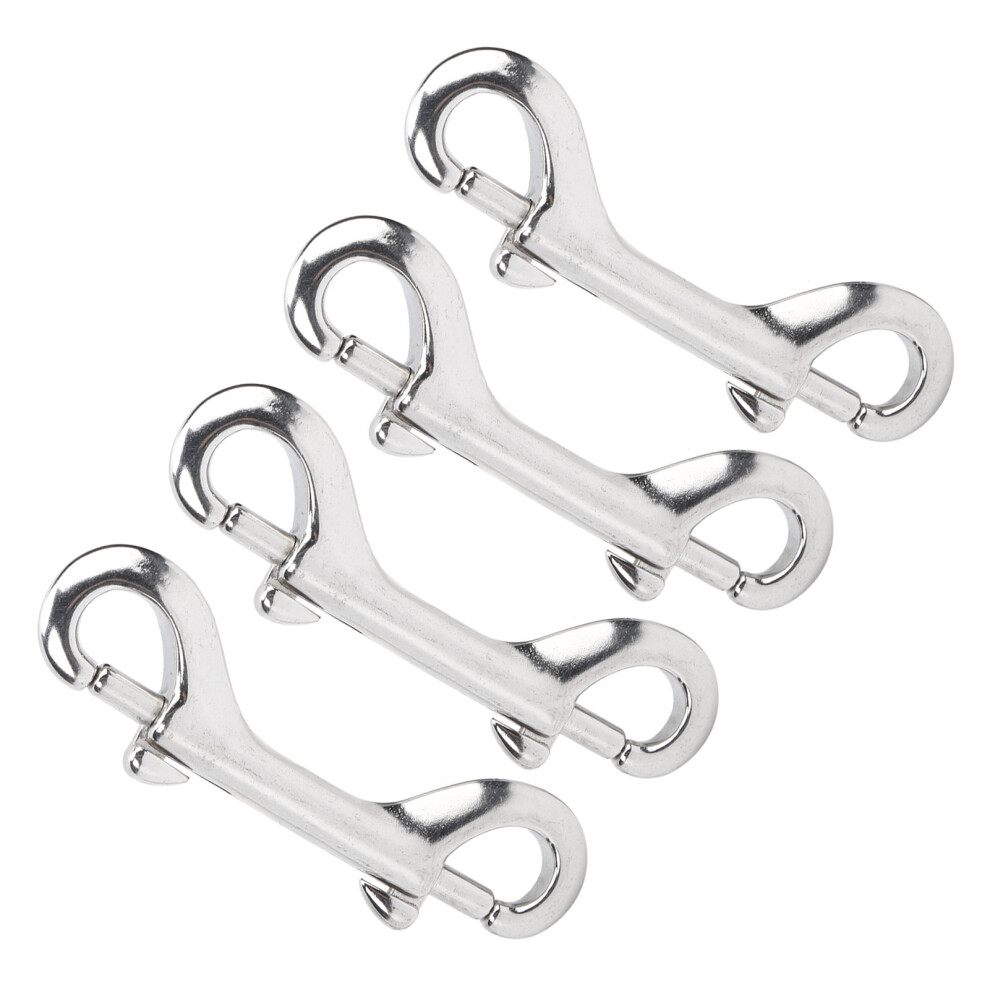L100mm Stainless Steel Double End Bolt Snap Hook, 90Kg Capacity 3521333327291