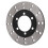 130mm Front Brake Caliper Disc Rotor Metal Alloy 7