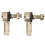 M12 Tie Rod End Ball Joints Kit Chrome Steel 4