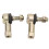 M12 Tie Rod End Ball Joints Kit Chrome Steel 5
