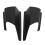 ADV 150 2019-2020 schwarze ABS-Seiten-Spoilerflügel 16