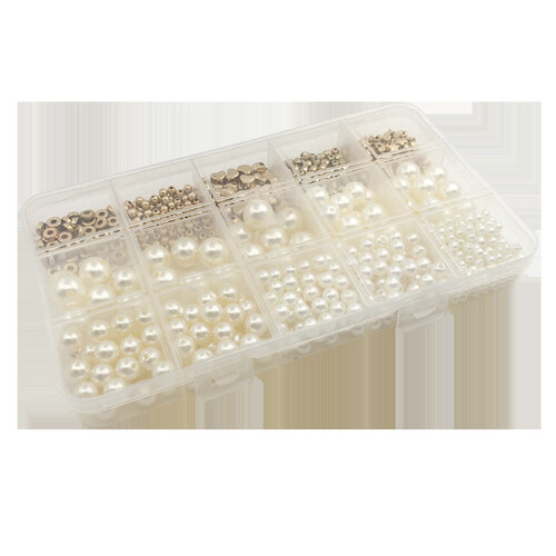 15 Grid 720 Pieces Pearl Set Pentagram Spacer Bead 1