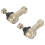 1 Pair M12xM10 Tie Rod Ends Rustproof Ball Joints 4