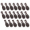 Fishing Connector Beads - Large Brown ABS Hook Link Stoppers 13