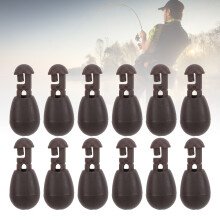 Fishing Connector Beads - Large Brown ABS Hook Link Stoppers