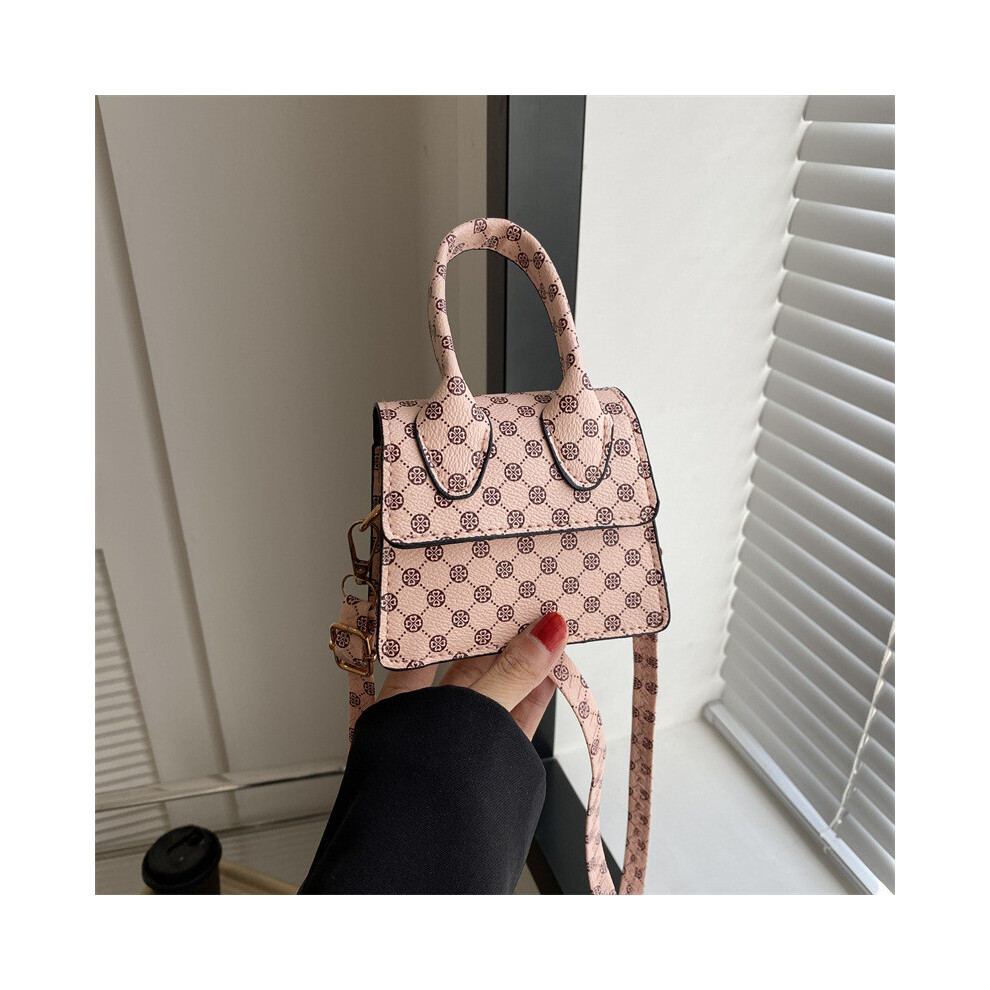 (Pink) Contemporary Mini Crossbody Bag With Soft Texture Fashionable Pu Handbag Style Daily For-image-OPC-PJC5M75-NEW