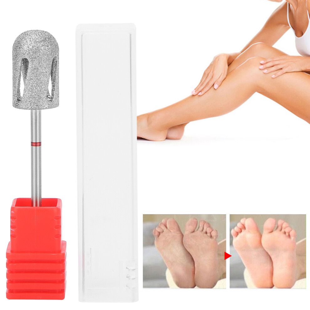 Stainless Steel Pedicure Drill Bit A1F for Callus Removal, Exfoliating, 16mm Head