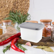 Zwiebel-Ingwer-Knoblauch-Behälter mit Abtropfschale 65,0 g