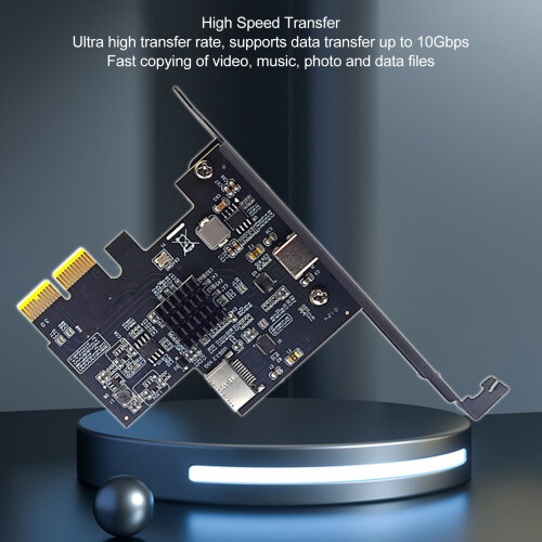 Carte d'extension PCIe ASM3142 USB 3.2 Gen 2 2x 10 Gbps 2