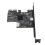 Carte d'extension PCIe ASM3142 USB 3.2 Gen 2 2x 10 Gbps 14