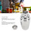 304 Edelstahl Cocktail Shaker 250ML Silber 4