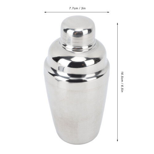 Coctelera 350 ml acero inoxidable 304 plateado 1