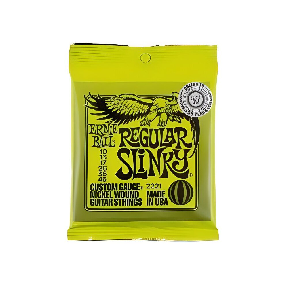 Corde Per Chitarra Elettrica Ernie Ball 2221 Regular Slinky 10/46
