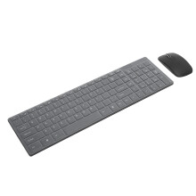 Ensemble clavier et souris sans fil, portée 10 m, noir