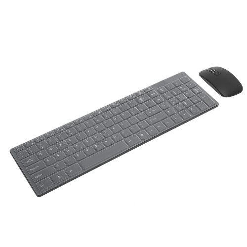 Tastiera wireless & mouse 10m 101 tasti nero 1Mbps