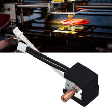 Extruder-Heizblock aus Titanlegierung Kupferdüse gehärteter Stahl, hochpräziser Thermistor für Ender 3 V3 SE