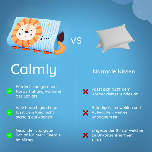 Schlummer Pillow Ergonomic (Lion, 45 cm x 27 cm x 7 cm) 1