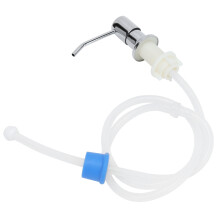 Kit de pompe à savon pour évier en acier inoxydable 304 plaqué chrome, 10,5 11,5 cm