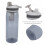 Hiking Essential: 770ml Gray Water Bottle with Fast 1100ml/min Filter 4