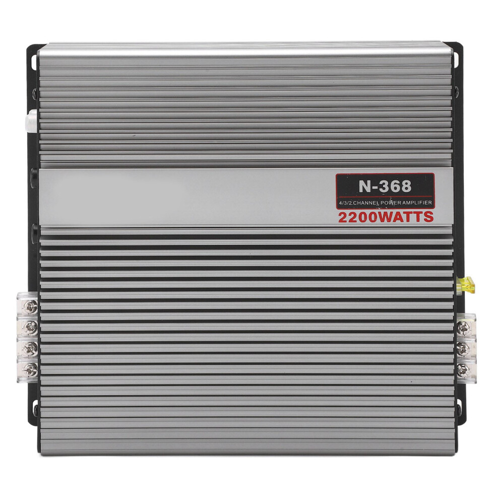 12V 2200W Universal Car Stereo Amplifier Silver 9121376248214