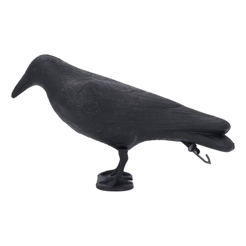 Plastic Crow Decoy Black Raven for Hunt with Foot 1