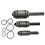 3PCS Exhaust Tail Pipe Expander Muffler Spreader 9