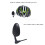 Rétroviseur de casque 21,8  8,5 cm, pivotant 8