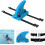 's shark fin swimming aid, adjustable belt Blue 2
