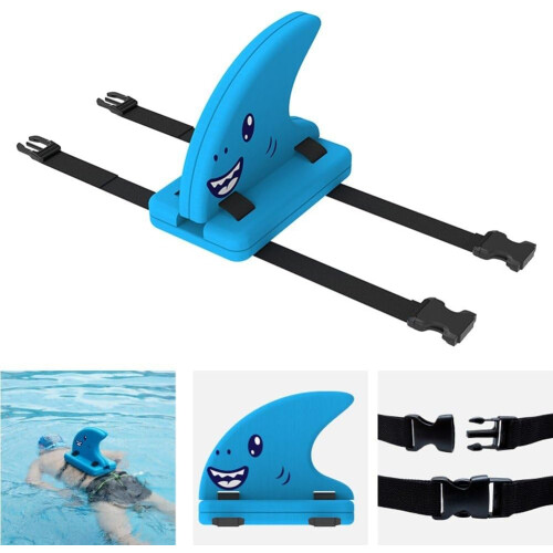's shark fin swimming aid, adjustable belt Blue 1
