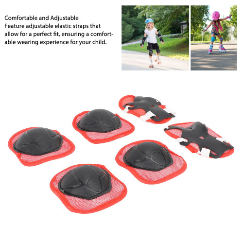 Set de rodilleras y coderas ajustables para niños - talla única 2