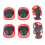 Set de rodilleras y coderas ajustables para niños - talla única 2