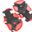 Set de rodilleras y coderas ajustables para niños - talla única 12