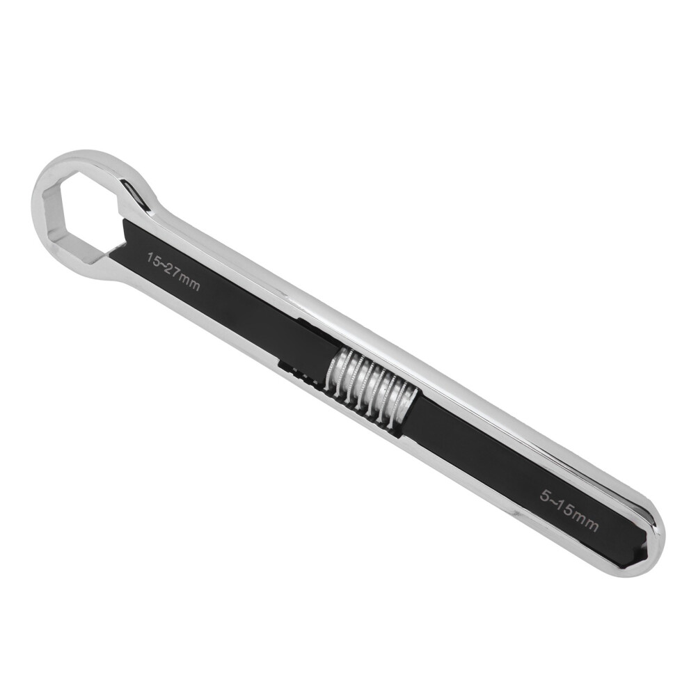 Multi-Function Alloy Steel Open-End Wrench, Adjustable, 15-27Mm 4911333369046