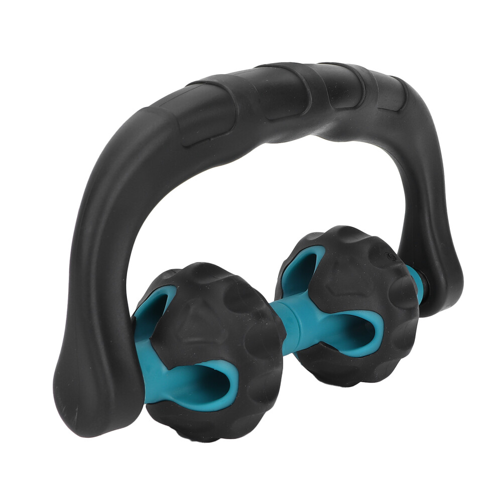 Green Handheld Massage Roller - Deep Tissue Muscle Soothe & Relax