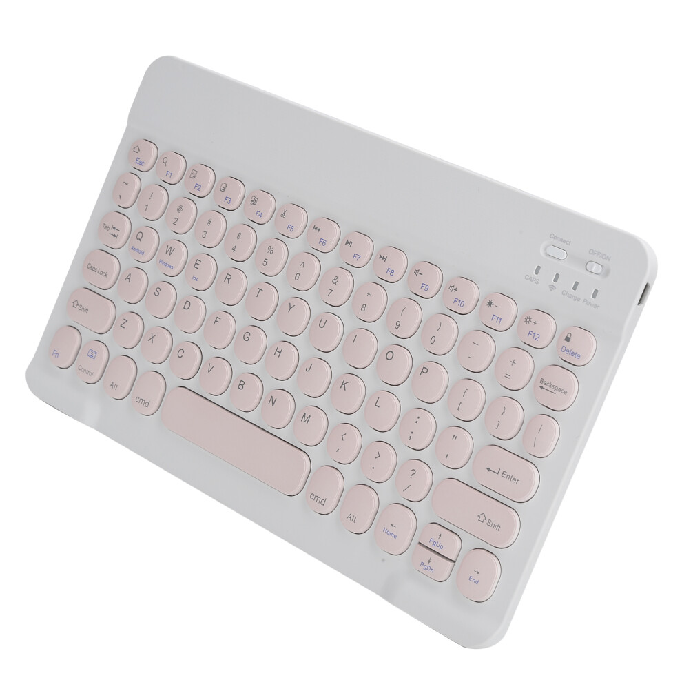 10In Wireless Bluetooth Keyboard For Tablets & Smartphones Pink 8441333370866