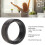 Intelligenter Ring Gesundheits-Tracker 18 mAh Schwarz Größe 10 IP68 5