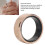 No.8 Anillo inteligente dorado 18 mAh + 400 mAh Case Tracker 4