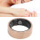 No.8 Anillo inteligente dorado 18 mAh + 400 mAh Case Tracker 14