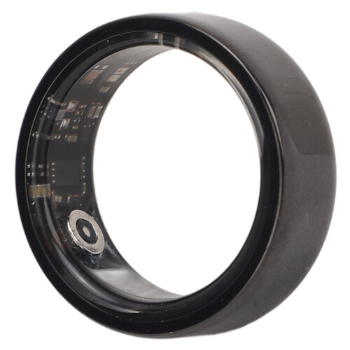 Smart Ring Gesundheits-Tracker 18 mAh Schwarz Größe 9 IP68