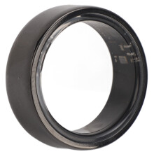 Smart Health Ring 18mAh ceramica nera taglia 12 IP68