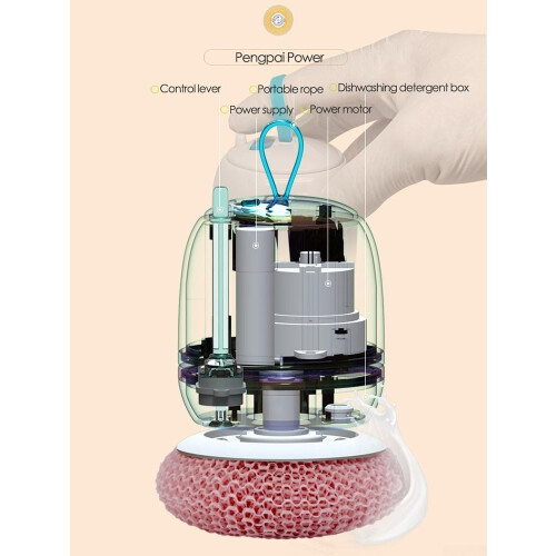 Wireless Electric Flush Solution, for Small Homes and Apartments (Pink) Rosa 2