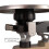 Modern Wall Mounted Metal Display Rack, Floating Bar Shelves 2
