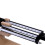 Modern Wall Mounted Metal Display Rack, Floating Bar Shelves 5