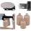 Modern Wall Mounted Metal Display Rack, Floating Bar Shelves 4
