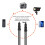 Telescopic Camera Extension Pole Monopod with 4 Sections 1/4in Thread 6