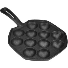 Takoyaki Pan Grill Octopus Ball Baking Plates, Iron NonStick Maker Pan for Egg Waffle Octopus Ball, Dessert Making Ref: 8818