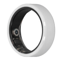 Intelligenter Ring Weiß IP68 Wasserdicht BT Schrittzähler Schlafüberwachung Wiederaufladbarer smarter Ring Gesundheits-Tracker für den tägl