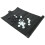 Backgammon portatile 2 giocatori nero 34,5x25,5 cm 1